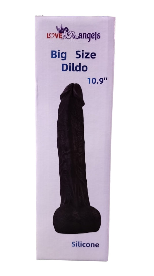 Loveangels 10.9" Big Size Dildo - Deep Brown - Loveangels