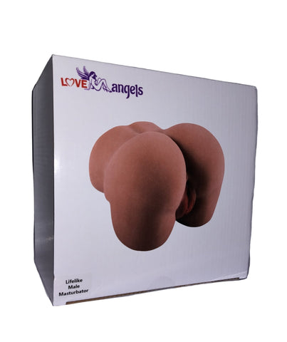 Loveangels 2.5kg Brown TPE Realistic Booty Masturbator - Loveangels