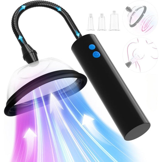 Loveangels 3 in 1 Suction Pussy And Nipple Pump - Loveangels