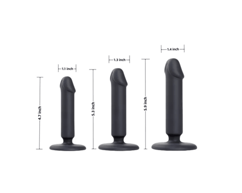 Loveangels 3 Piece Silicone Dildo Pack - Loveangels