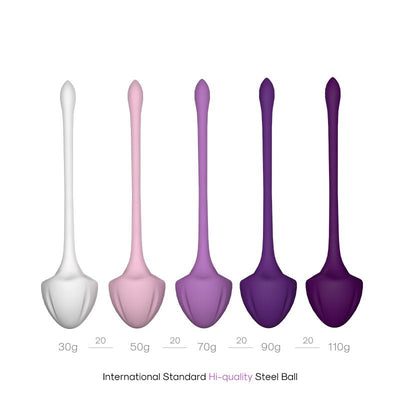 Loveangels 5 - Piece Silicone Kegel Balls Set – Pelvic Floor Training - Loveangels