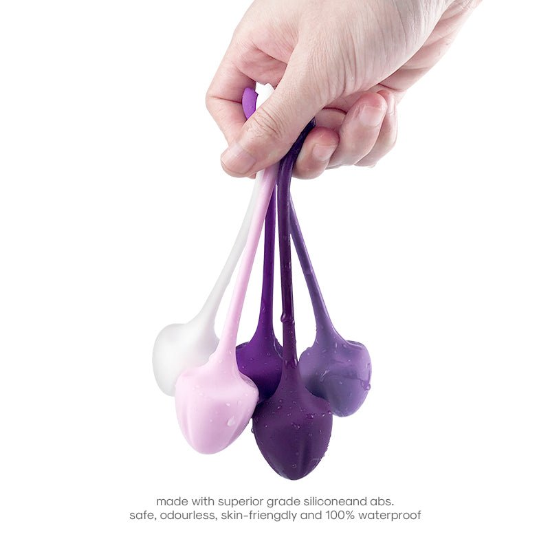 Loveangels 5 - Piece Silicone Kegel Balls Set – Pelvic Floor Training - Loveangels