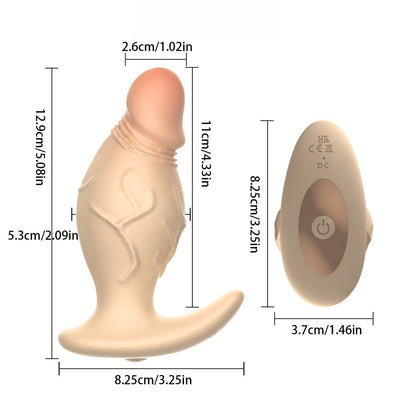 Loveangels 5.12 Inch Vibrating Anal Dildo - Loveangels
