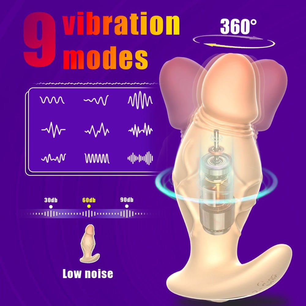Loveangels 5.12 Inch Vibrating Anal Dildo - Loveangels