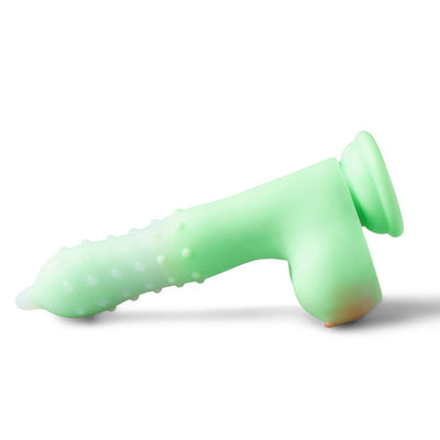 Loveangels 8.51 Inch Nubby Green Alien Dildo - Loveangels