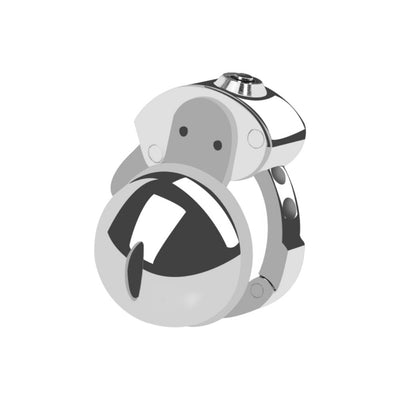 Loveangels Adamos Steel Chastity Cage - Loveangels