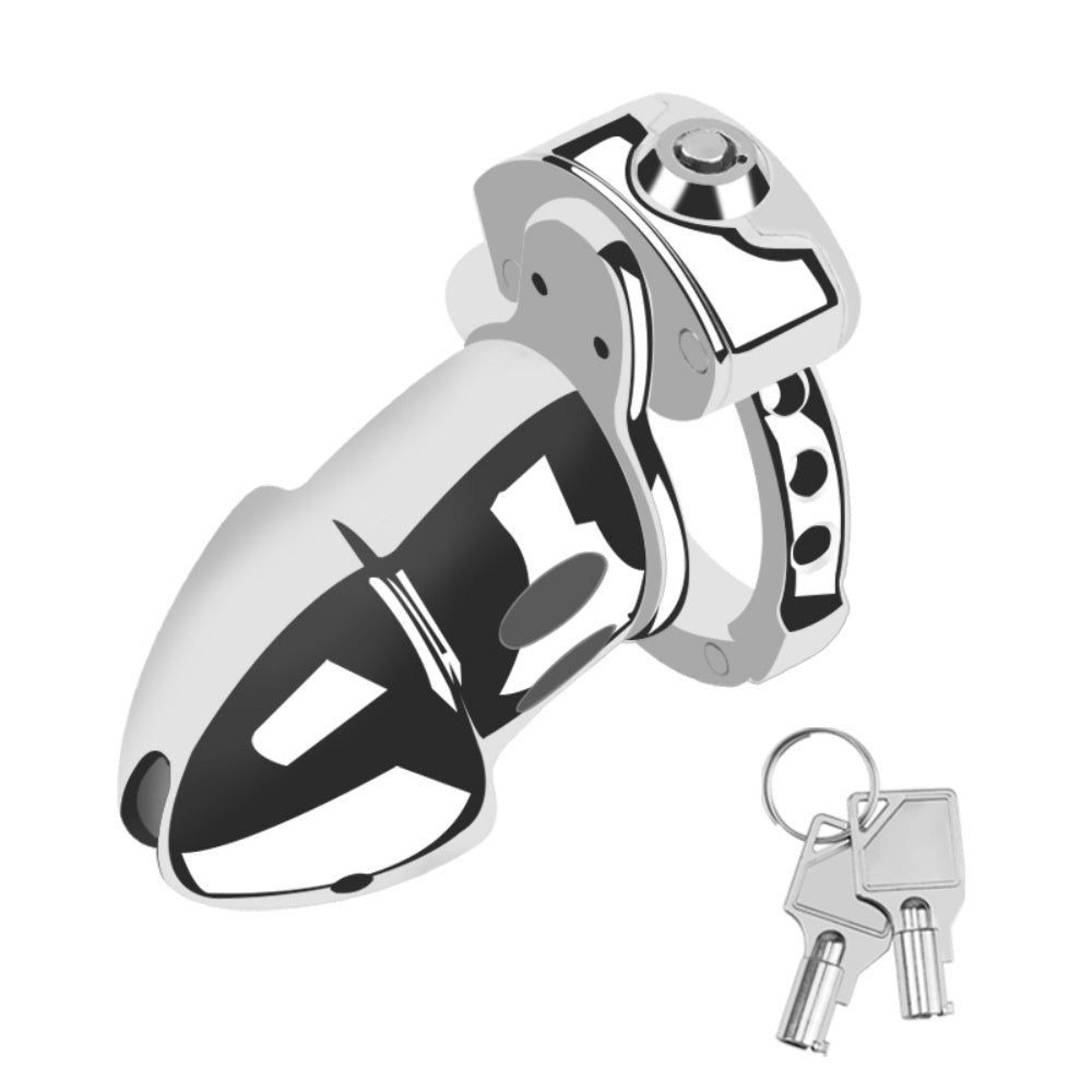 Loveangels Adjustable Large Chastity Cage With Push Lock - Loveangels