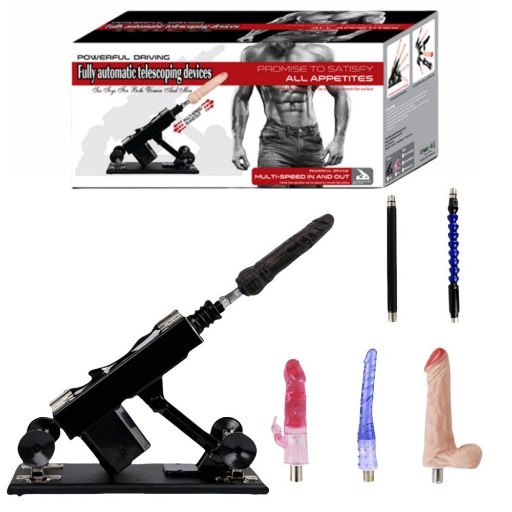 Loveangels Adjustable Thrusting Sex Machine with 6 Attachments - Loveangels