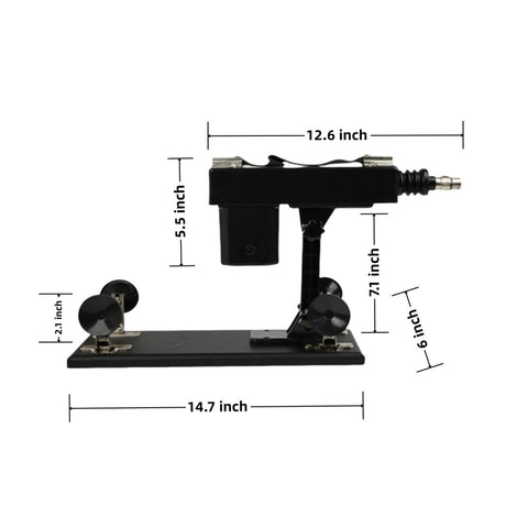 Loveangels Adjustable Thrusting Sex Machine with 6 Attachments - Loveangels
