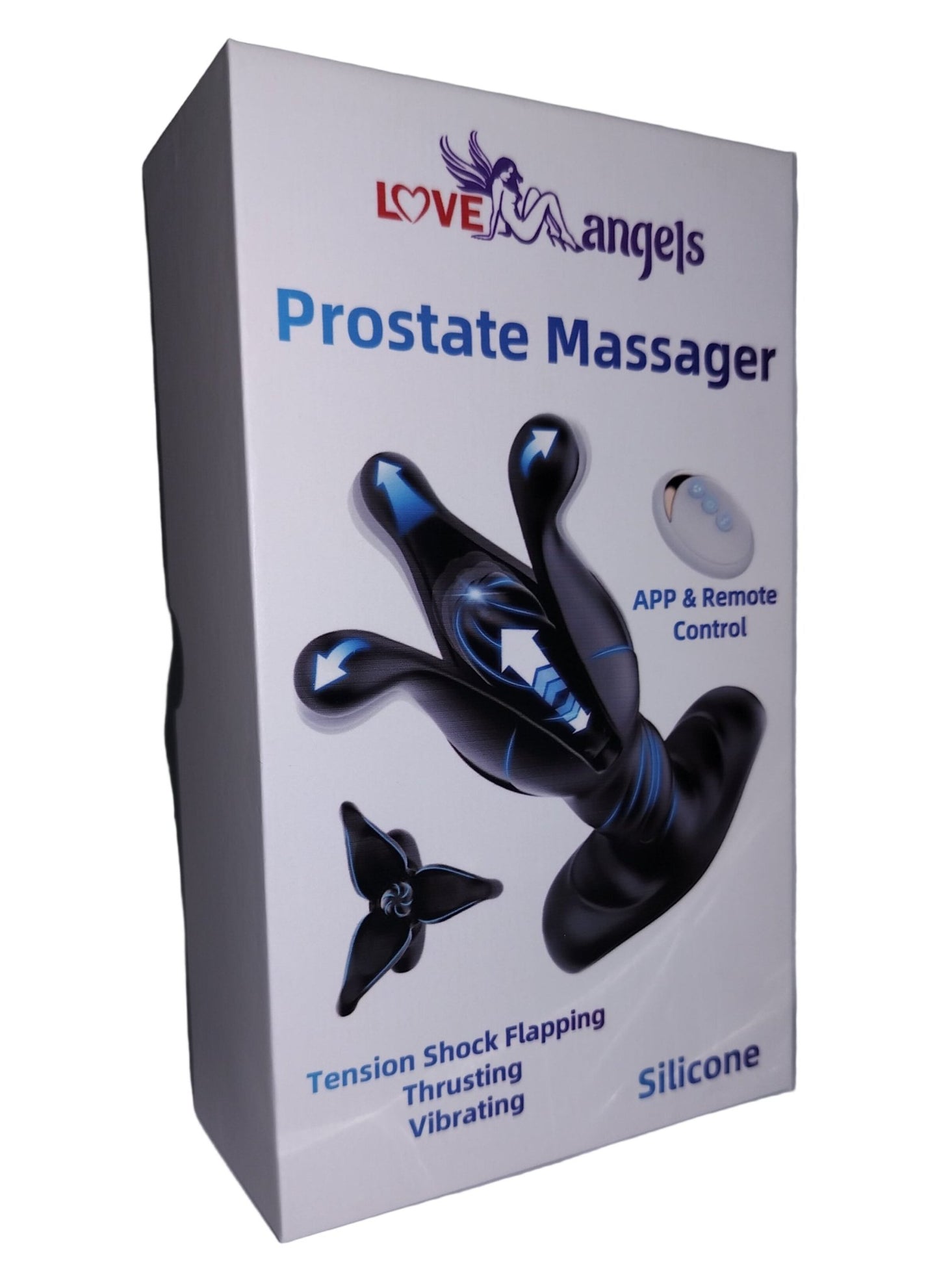 Loveangels App And Remote Control Thrusting Tulip Anal Plug With Flapping And Tension Shock - Loveangels