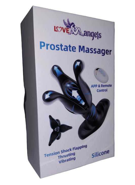 Loveangels App And Remote Control Thrusting Tulip Anal Plug With Flapping And Tension Shock - Loveangels