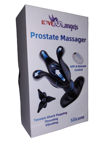 Loveangels App And Remote Control Thrusting Tulip Anal Plug With Flapping And Tension Shock - Loveangels