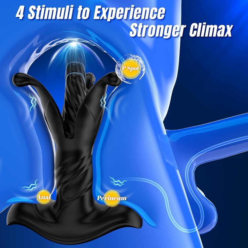Loveangels App And Remote Control Thrusting Tulip Anal Plug With Flapping And Tension Shock - Loveangels