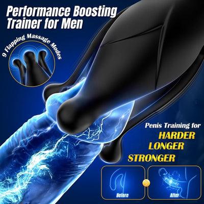 Loveangels App And Remote Control Thrusting Tulip Anal Plug With Flapping And Tension Shock - Loveangels