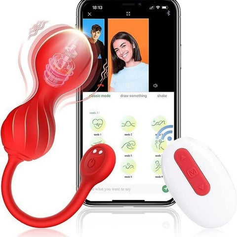Loveangels App Control Vibrating Double Love Egg With Remote - Loveangels