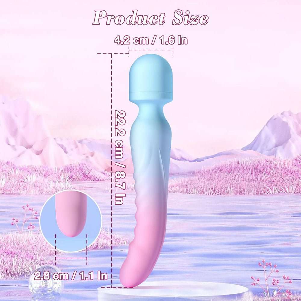 Loveangels Aria Double Touch Double Joy Pleaser Wand - Loveangels