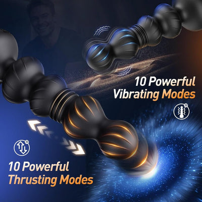Loveangels Beadora Thrusting Anal Plug With App And Remote Control - Loveangels