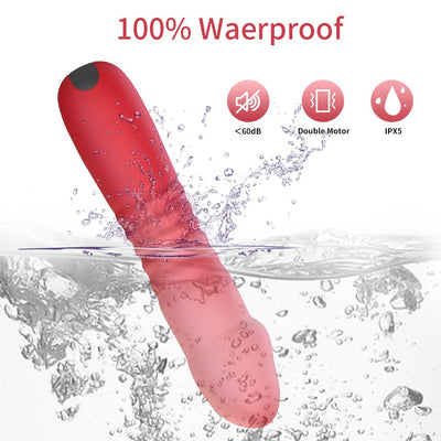 Loveangels Big Red Rechargeable Thrusting Vibrator - Loveangels