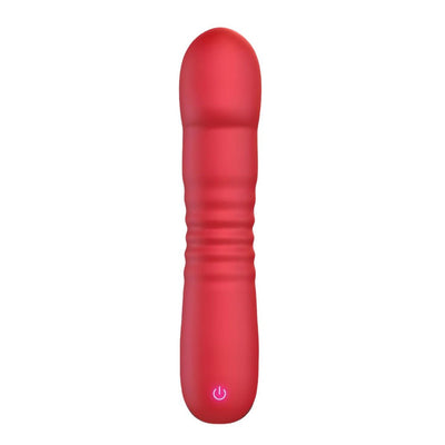 Loveangels Big Red Rechargeable Thrusting Vibrator - Loveangels