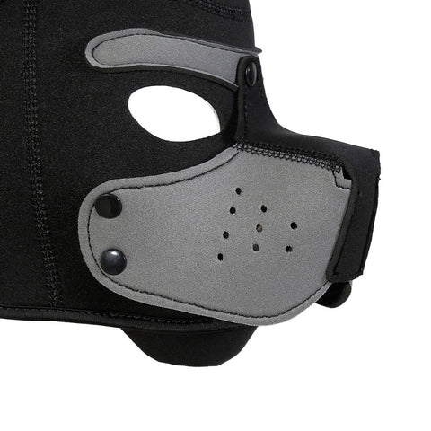 Loveangels Black And Grey Puppy Hood - Loveangels