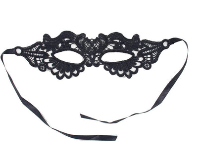 Loveangels Black Lace Mask Pair 2pc Set - Loveangels