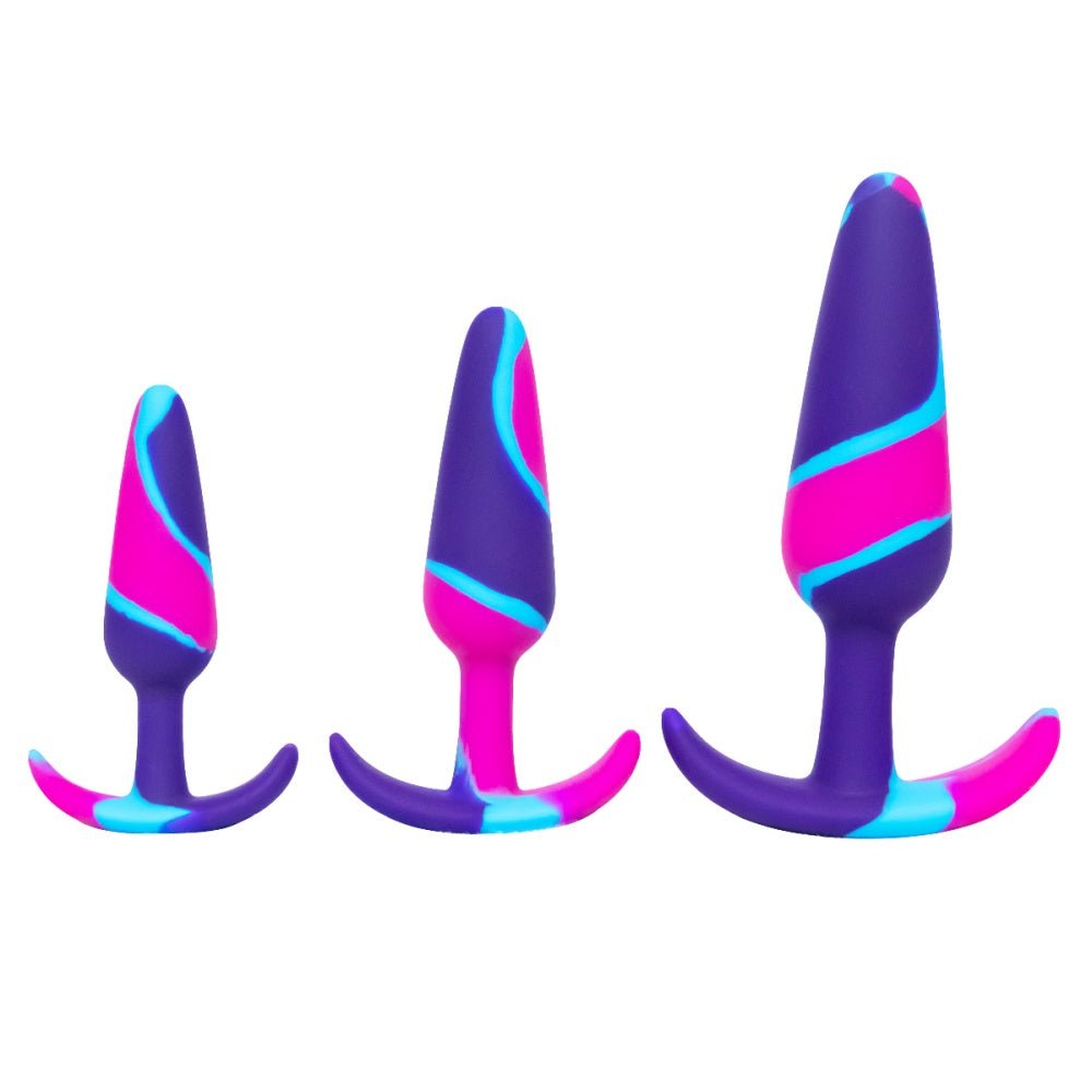 Loveangels Booty Spectrum Silicone Butt Plug Set - Loveangels