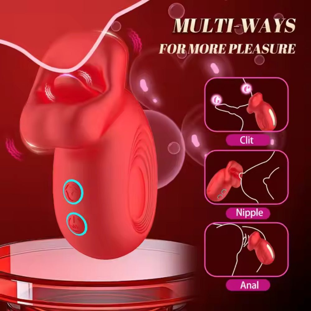 Loveangels Bump Orgasm Kiss Fun Nibbling Vibrating Mouth - Loveangels