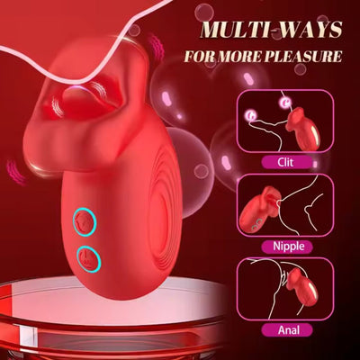 Loveangels Bump Orgasm Kiss Fun Nibbling Vibrating Mouth - Loveangels