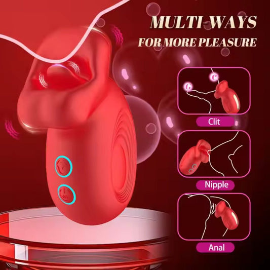 Loveangels Bump Orgasm Kiss Fun Nibbling Vibrating Mouth - Loveangels