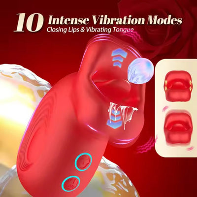Loveangels Bump Orgasm Kiss Fun Nibbling Vibrating Mouth - Loveangels