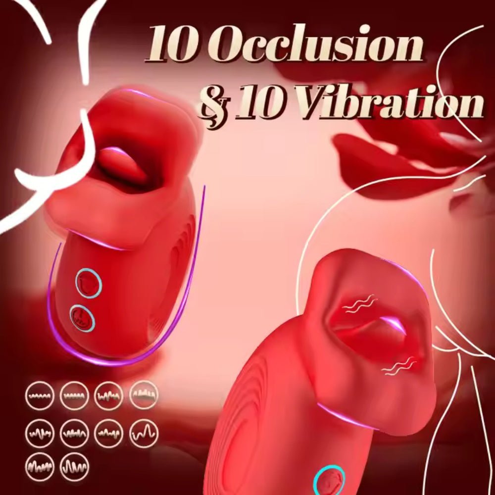Loveangels Bump Orgasm Kiss Fun Nibbling Vibrating Mouth - Loveangels