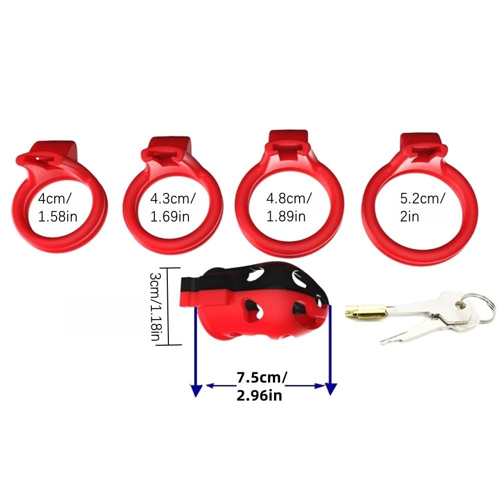 Loveangels Caged-R Male Chastity Cage - Loveangels