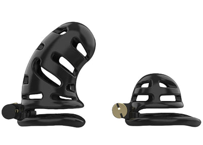 Loveangels Chastity Cage Set With 2 Cages And 5 Rings - Loveangels