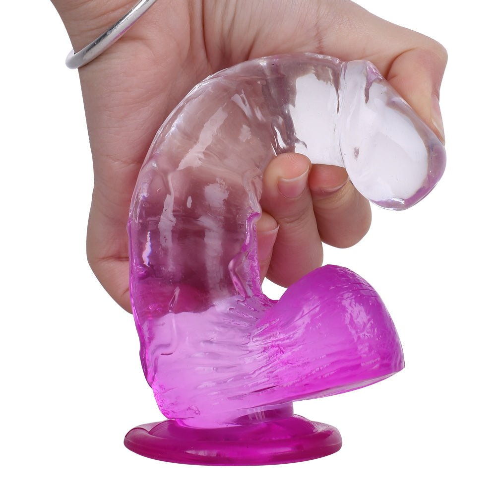 Loveangels Clear Core Bold Crystal 21cm Dildo - Loveangels