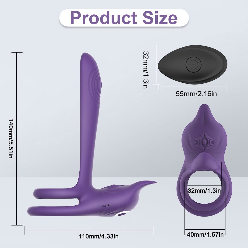 Loveangels Core Loop Plus Vibrating Cock Ring With App Control - Loveangels