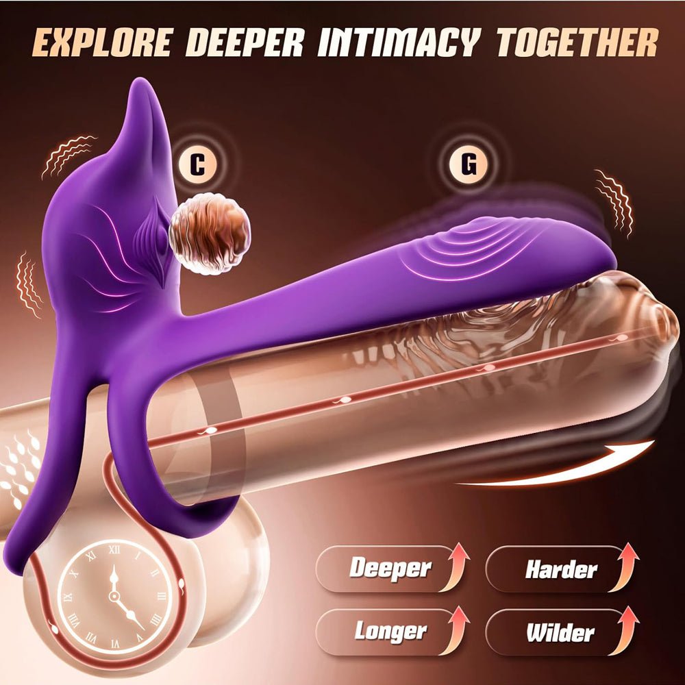 Loveangels Core Loop Plus Vibrating Cock Ring With App Control - Loveangels
