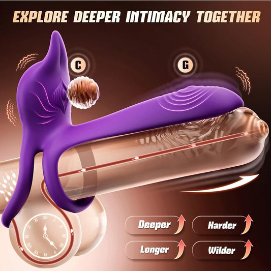 Loveangels Core Loop Plus Vibrating Cock Ring With App Control - Loveangels