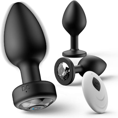 Loveangels Core Trio Rechargeable Vibrating Butt Plug Set With Remote - Loveangels