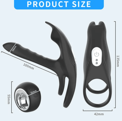 Loveangels Core Vibe Dual Stimulation Remote Control Vibrator - Loveangels