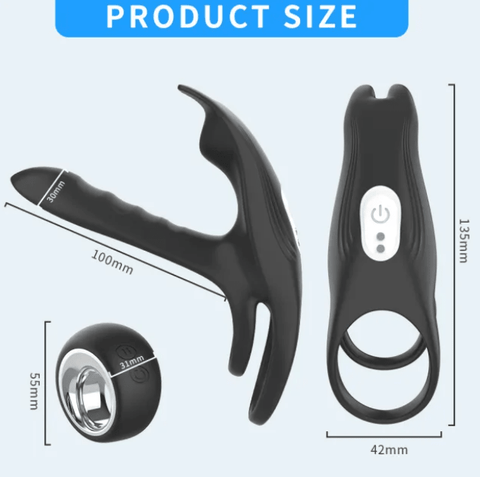 Loveangels Core Vibe Dual Stimulation Remote Control Vibrator - Loveangels
