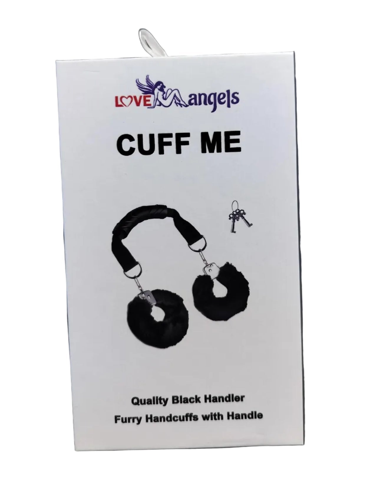 Loveangels Cuff Me Furry Cuffs With Handle - Loveangels