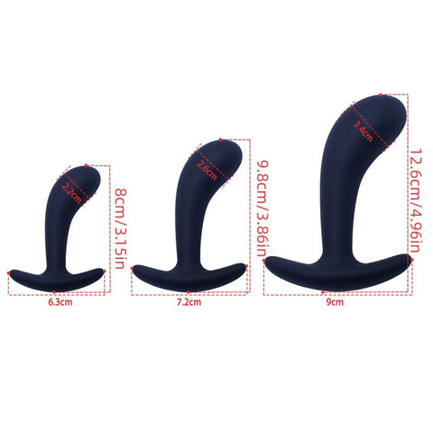 Loveangels Curved Silicone Anal Training Kit - Loveangels