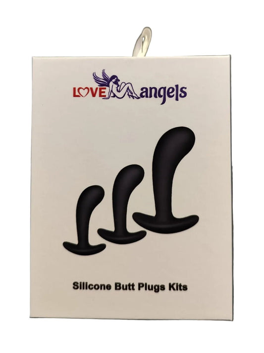 Loveangels Curved Silicone Anal Training Kit - Loveangels