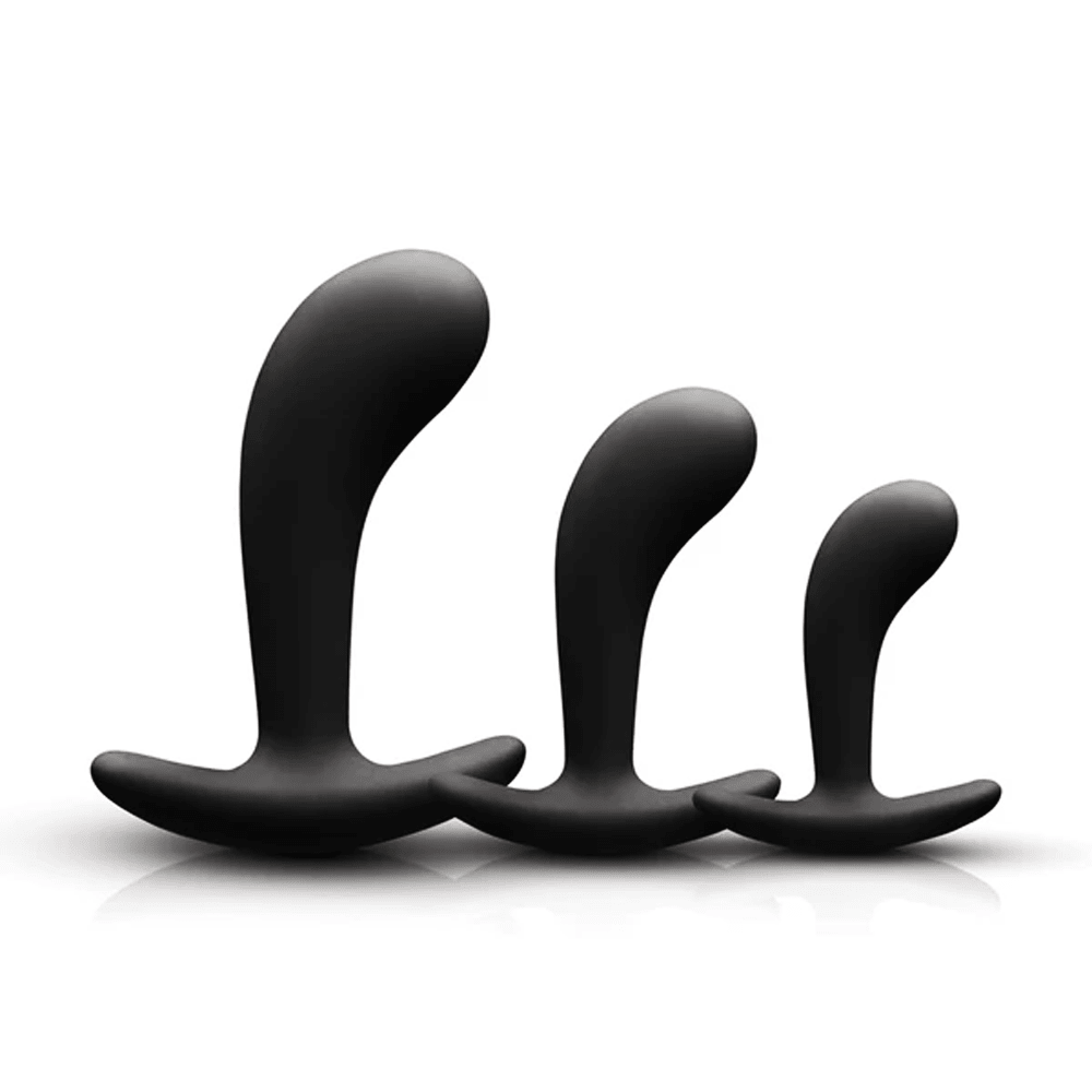 Loveangels Curved Silicone Anal Training Kit - Loveangels