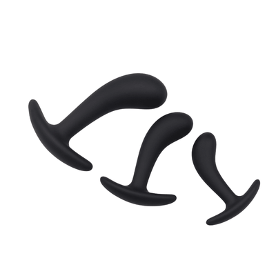 Loveangels Curved Silicone Anal Training Kit - Loveangels