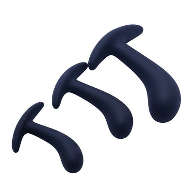 Loveangels Curved Silicone Anal Training Kit - Loveangels