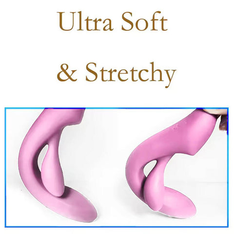 Loveangels Curvy Dual Stimulaton Pink Rabbit Vibrator - Loveangels