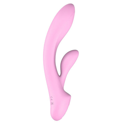 Loveangels Curvy Dual Stimulaton Pink Rabbit Vibrator - Loveangels