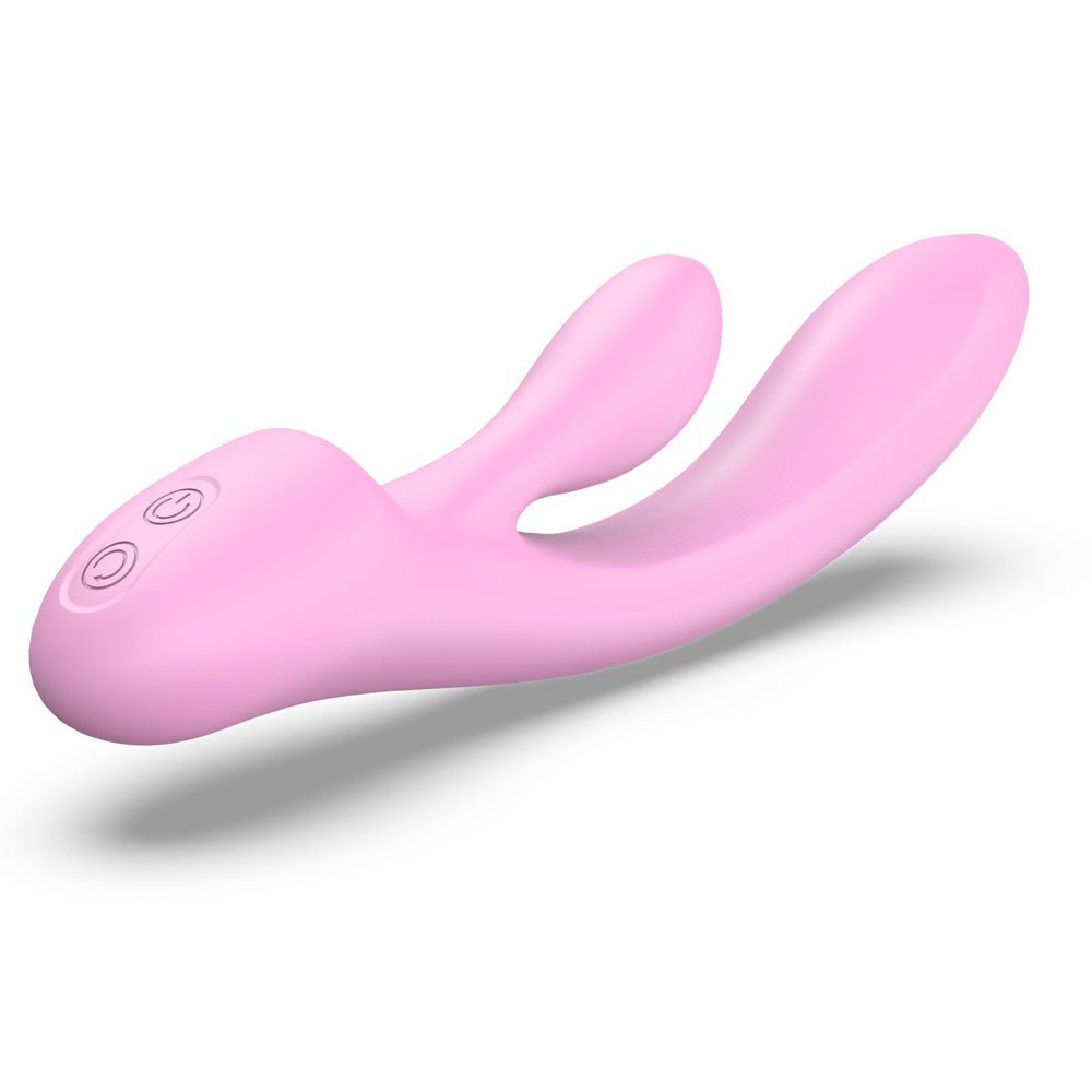 Loveangels Curvy Dual Stimulaton Pink Rabbit Vibrator - Loveangels