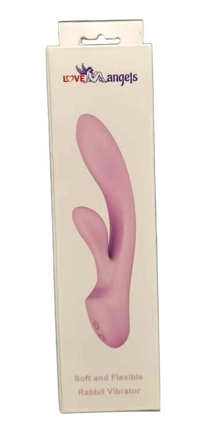 Loveangels Curvy Dual Stimulaton Pink Rabbit Vibrator - Loveangels